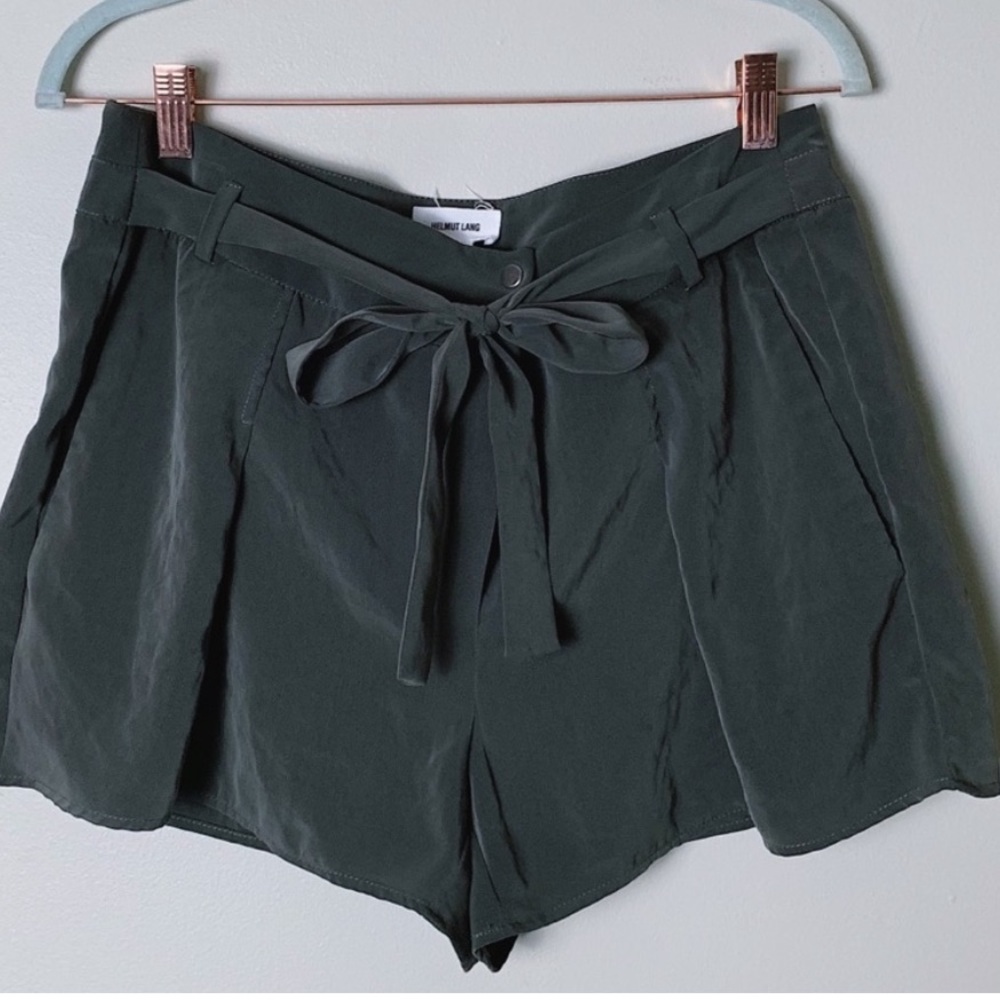 HELMUT LANG Drapey Tie Waist Shorts